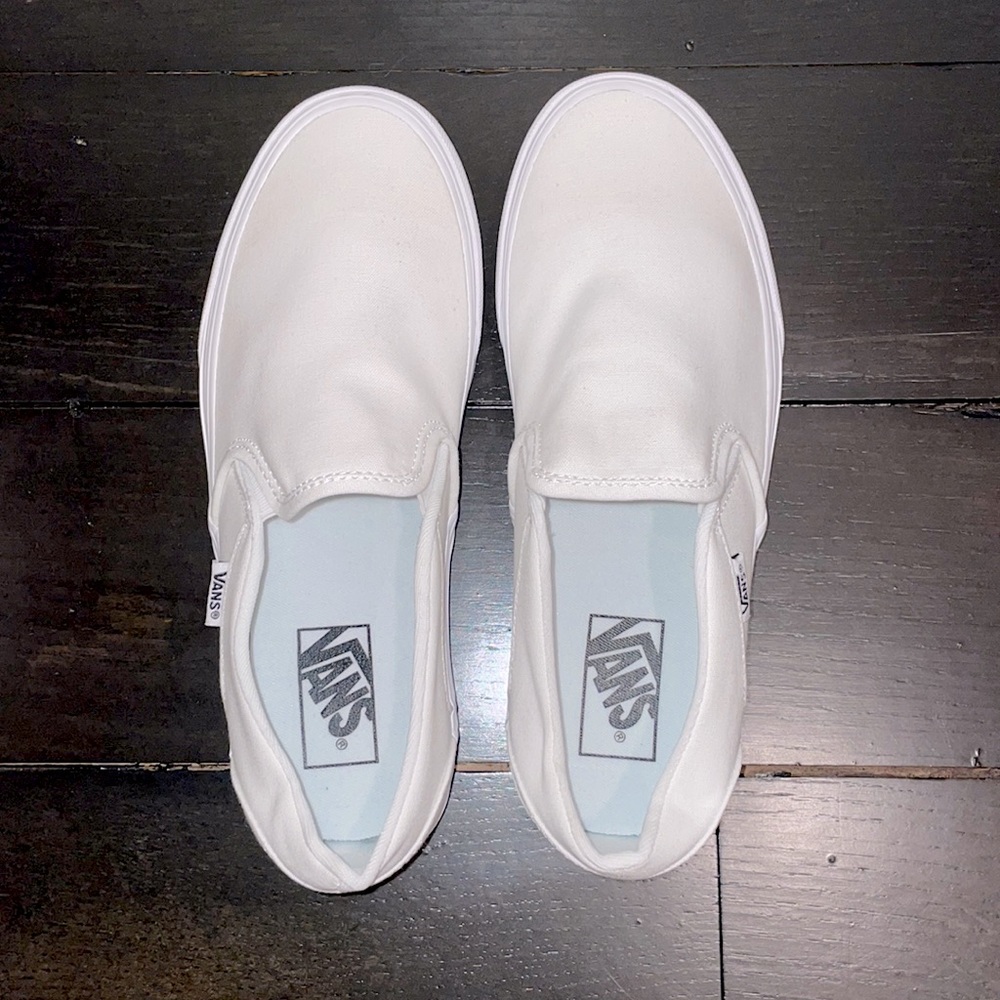 COPY - White Slip-on Vans